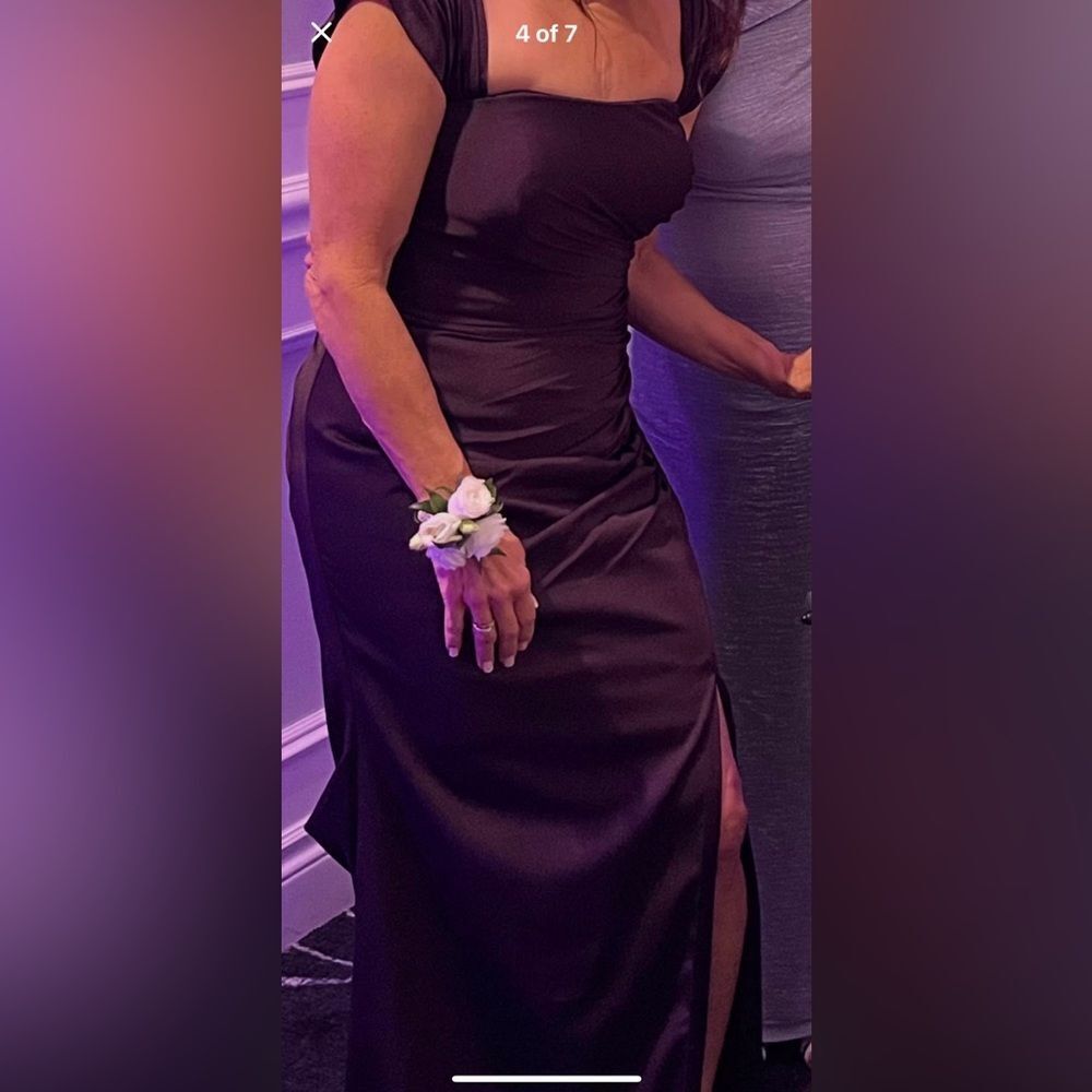Cameron Blake Full Length Eggplant Dress - Picture 5 of 7